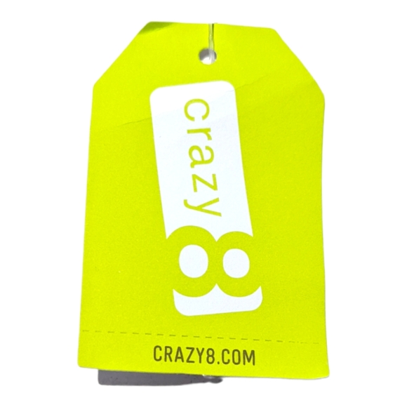 Crazy 8 Boys 2T Grey Cotton Faux Drawstring Short - Picture 4 of 5